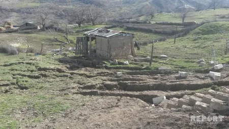 Şabranda sürüşmə baş verib, 5 evə ziyan dəyib - FOTO - VİDEO