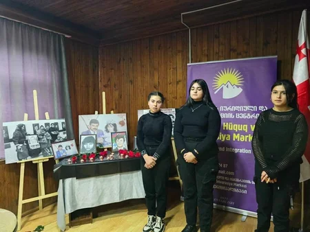 Gürcüstanın bölgələrində 20 Yanvar şəhidlərinin xatirəsi yad edilib