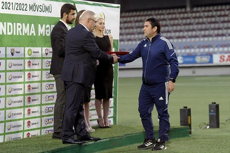 Azərbaycan I Divizionunun medalçıları mükafatlandırılıb