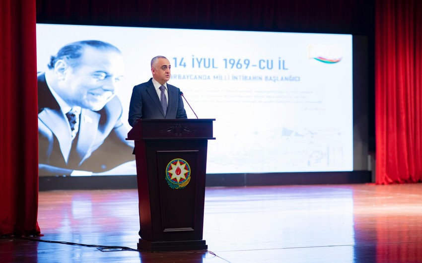 Naxçıvanda Heydər Əliyevin siyasi hakimiyyətə gəlməsinin 55-ci ildönümü qeyd olunub