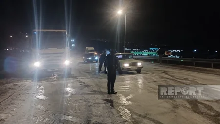 Şamaxı-Muğanlı yolunda avtomobillərin hərəkəti bərpa olunub - YENİLƏNİB-3 - VİDEO