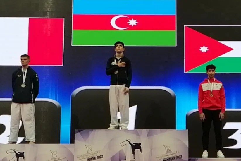 Azərbaycan karateçiləri dünya çempionatında 1 qızıl, 2 bürünc medal qazanıblar