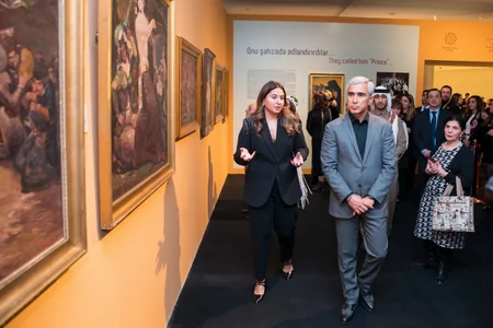 Heydər Əliyev Mərkəzində gürcü rəssamın sərgisi açılıb