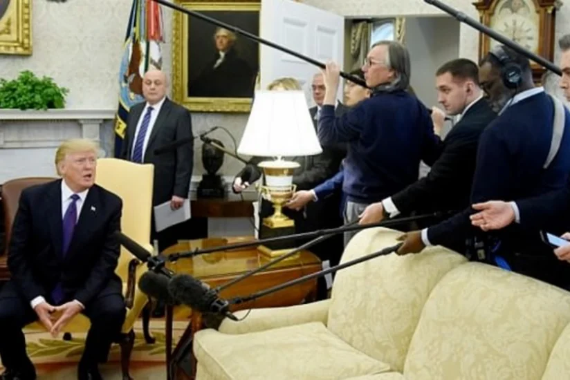 ABŞ prezidenti CNN-in müxbirini mətbuat konfransından qovub