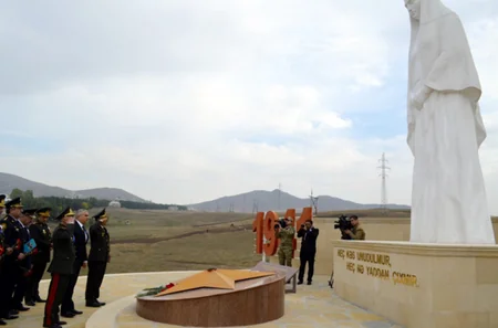 Müdafiə Nazirliyi Gədəbəydə kütləvi hərbi vətənpərvərlik bayramı tədbiri keçirib