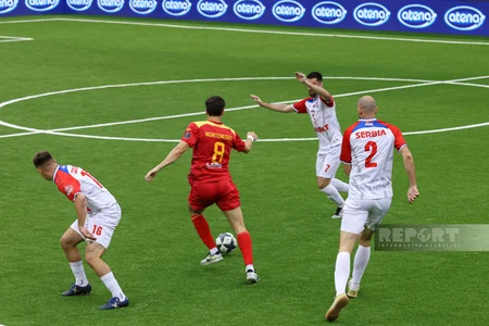 Serbiya yığması Bakıda keçirilən minifutbol üzrə dünya çempionatında üçüncü yeri tutub