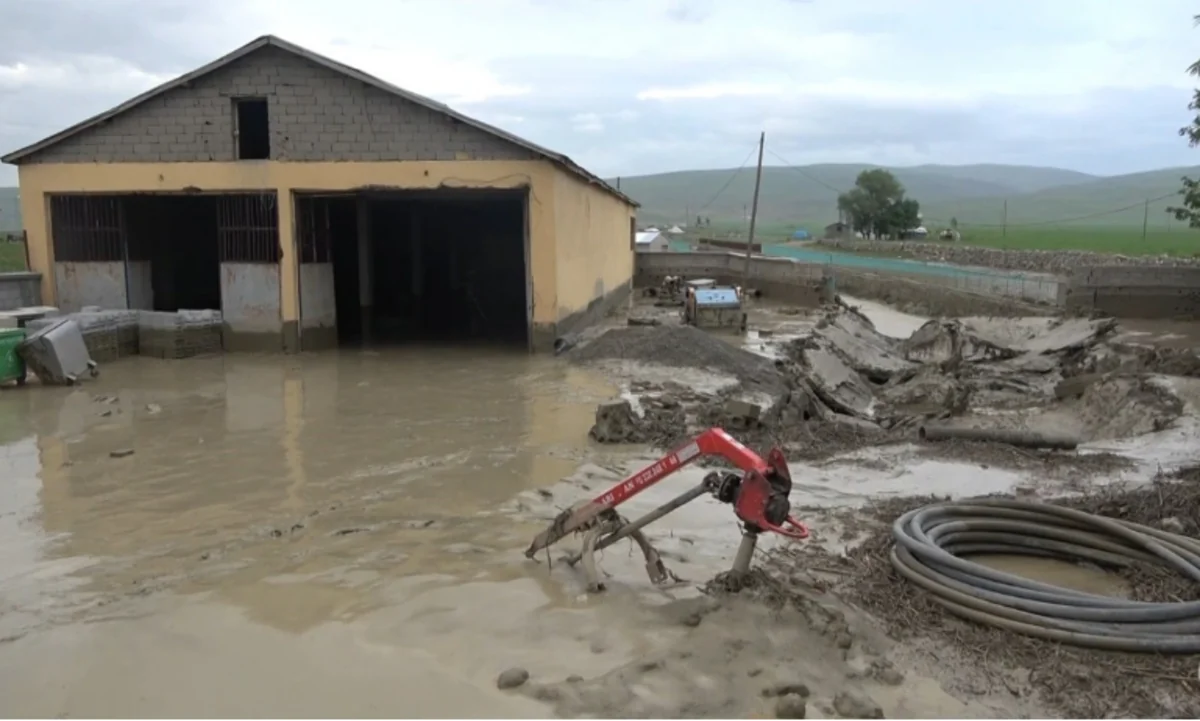 Türkiyədə sel onlarla evi və bir körpünü dağıdıb