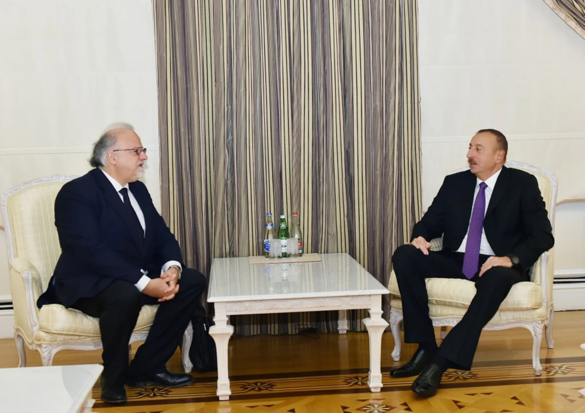 President Ilham Aliyev receives outgoing French Ambassador