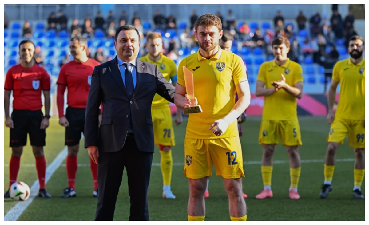 “Kəpəz” klubunun futbolçusu mükafatlandırılıb