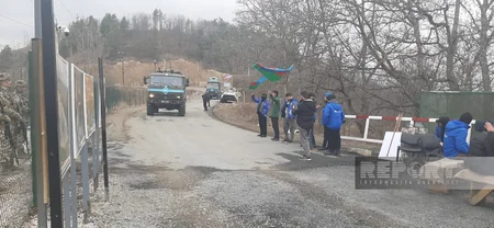 Xankəndi-Laçın yolunda sülhməramlıların 73 avtomobili maneəsiz keçid edib - YENİLƏNİB-4