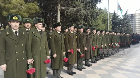 Sumqayıtda 20 Yanvar şəhidlərinin xatirəsi anılıb