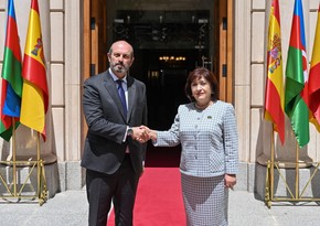 Sahiba Gafarova meets with President of Spanish Senate