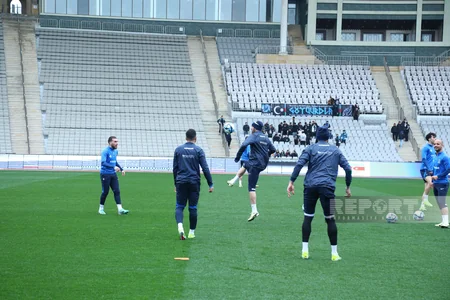 Azərbaycan millisinin Tofiq Bəhramov adına Respublika stadionunda açıq məşqi keçirilib
