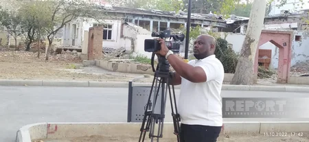 Çexiya və Cənubi Afrika media nümayəndələri Gəncədəki raket hücumu olan yerləri ziyarət ediblər