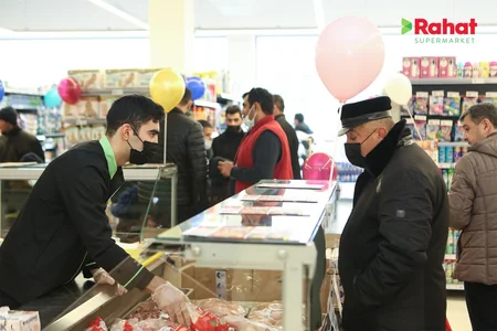 Masallı şəhərində “Rahat” marketin yeni filialı açılıb