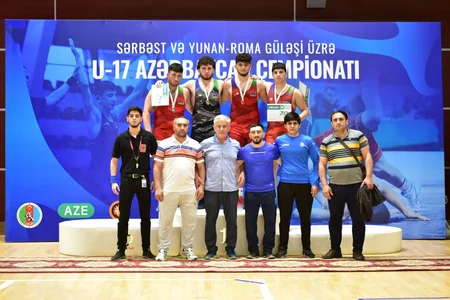 Güləş üzrə U-17 Azərbaycan çempionatında növbəti mükafatçılar müəyyənləşib