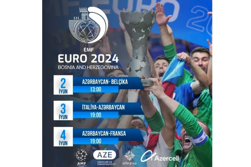 Azərbaycan minifutbol millisinin Avropa çempionatındakı oyunlarının təqvimi bəlli olub