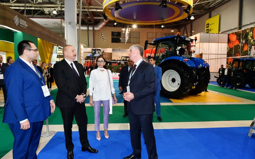 İlham Əliyev və Mehriban Əliyeva XVI “Caspian Agro” və XXVIII “İnterFood Azerbaijan” sərgiləri ilə tanış olublar - YENİLƏNİB