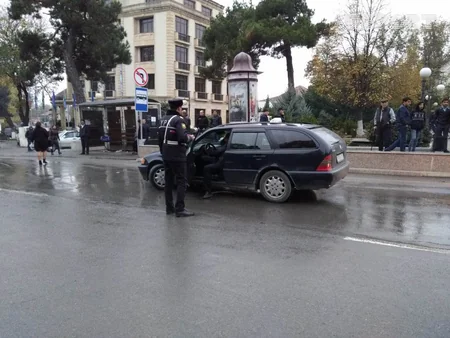 Şəkidə cərimə ödənişini gecikdirmiş sürücülərə qarşı reyd keçirilib - FOTO