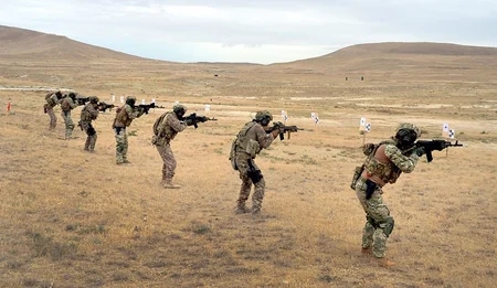 Fire exercises completed in the Caucasian Eagle - 2019 Exercises - VIDEO