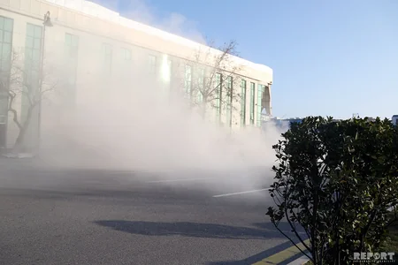 Bakıda otel sökülür - FOTO - YENİLƏNİB