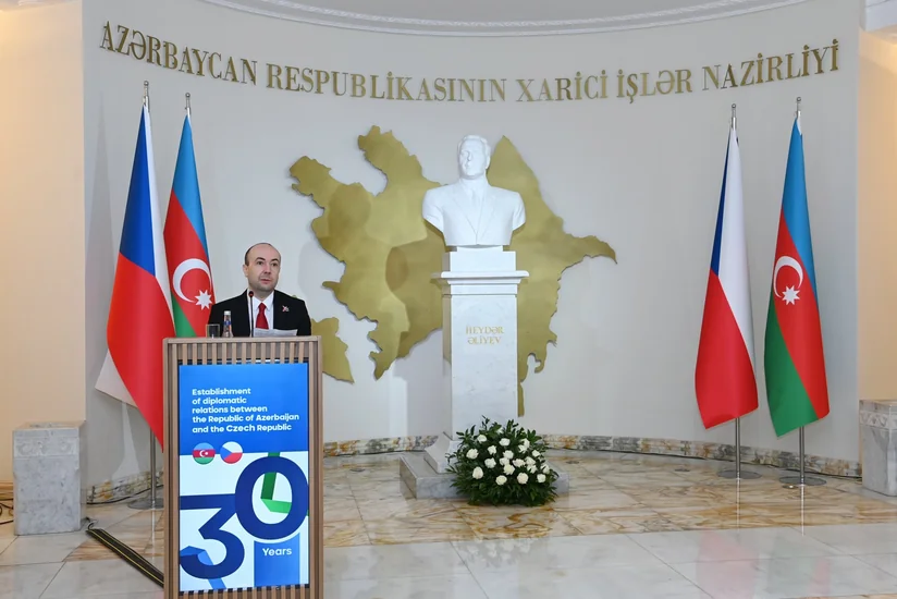 Azərbaycan və Çexiya arasında diplomatik münasibətlərin 30 illiyi münasibətilə tədbir keçirilib