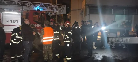 Пожар на объекте в Бинагадинском районе Баку потушен