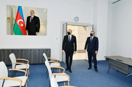 Ilham Aliyev attends opening of Citizen Reception Center of Presidential Administration 