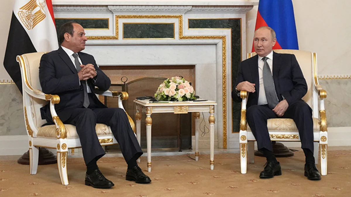 Putin, El-Sisi discuss Gaza ceasefire