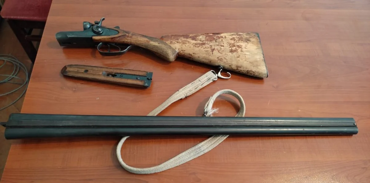 Saatlı sakinində odlu silah aşkarlandı