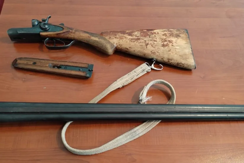 Saatlı sakinində odlu silah aşkarlandı