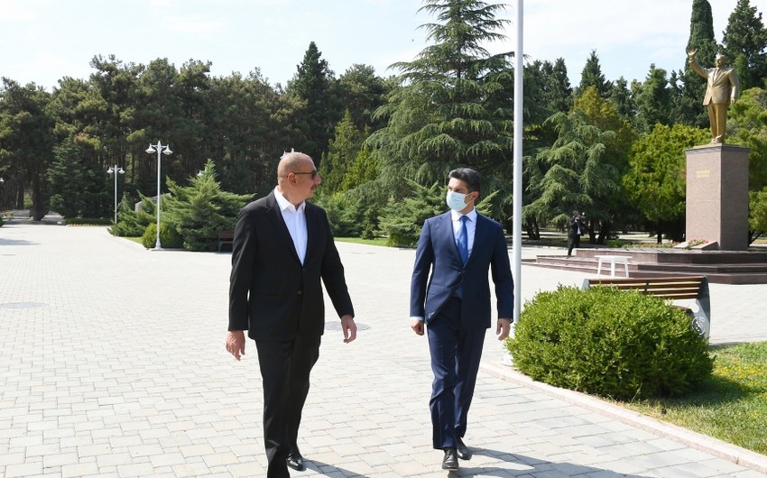 Prezident Naftalana səfərə gedib