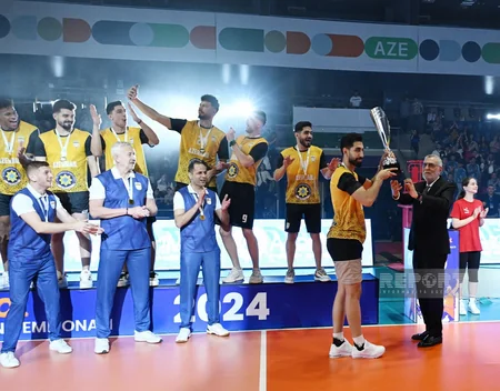 Voleybol üzrə Azərbaycan çempionatının qalibləri mükafatlandırılıb