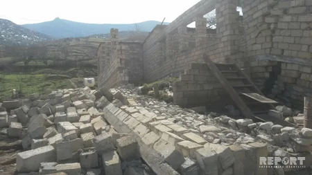 Şabranda sürüşmə baş verib, 5 evə ziyan dəyib - FOTO - VİDEO