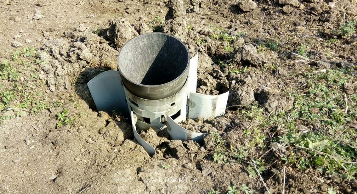 Düşmənin atdığı daha bir “Smerç” Tərtərin Düyərli kəndinə düşüb