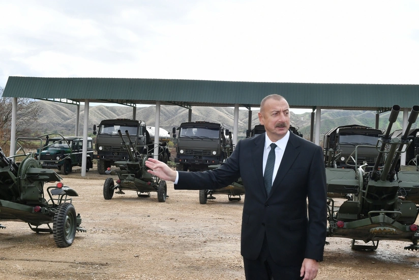 DSX-nin İran və Ermənistanla sərhəddə yaradılan yeni hərbi hissəsi müasir silah və texniklarla təchiz edilib