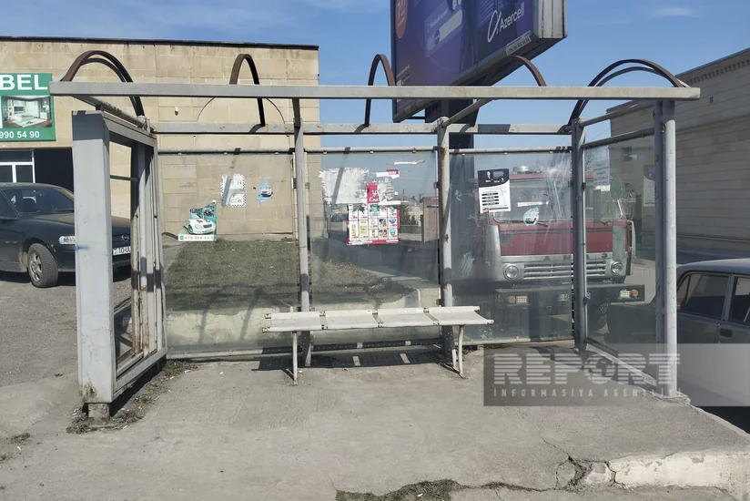 “Dayanmağa” gücü qalmayan sınıq-salxaq dayanacaqlar - Qubadan REPORTAJ