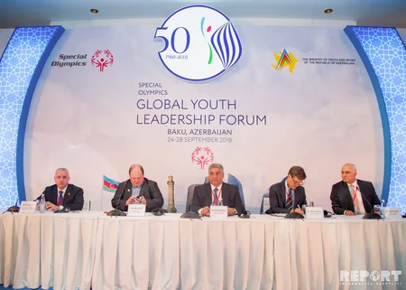 Beynəlxalq Xüsusi Olimpiya Komitəsinin 50 illik yubileyi Bakıda qeyd olunur - FOTO
