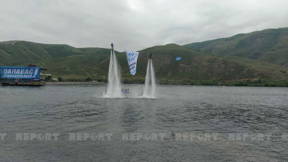 Water show held in Sugovushan