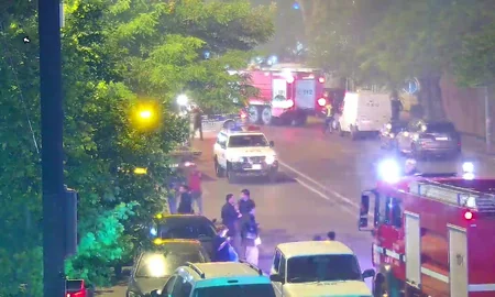 Bakıda yanğına görə bağlanan yollar açılıb - YENİLƏNİB-2