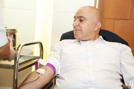 YAP-da qanvermə aksiyası keçirilib - FOTO