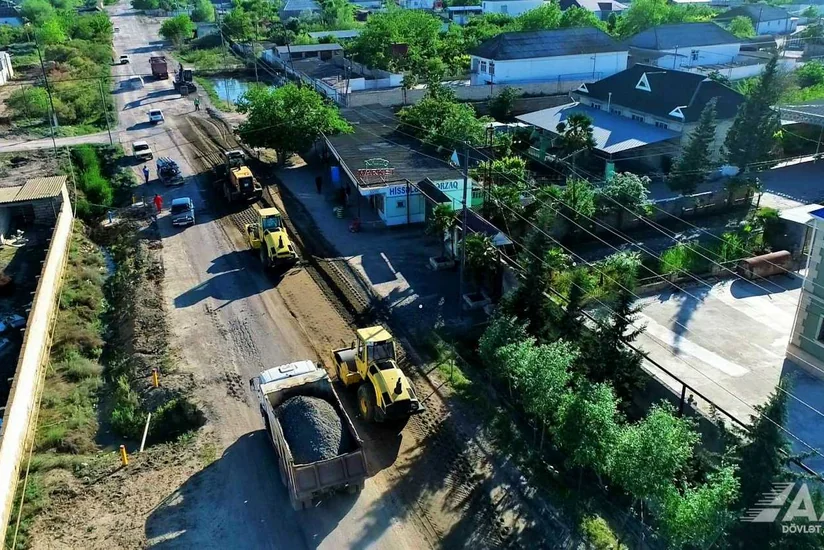 Neftçalada 11 yaşayış məntəqəsinin yolları yenidən qurulur