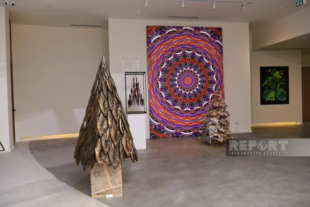 “Nine Sense” art-mərkəzində “ART-ELKA” sərgisinin açılışı olub