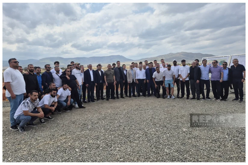 Qarabağ klubunun üzvləri İmarət Kompleksində gedən işlərlə tanış olublar