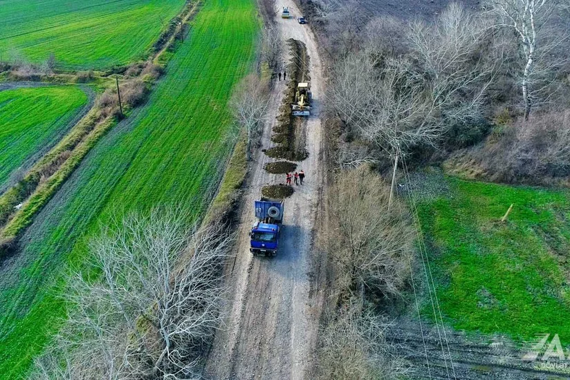 Təzəkənd avtomobil yolunun yenidən qurulmasına start verilib