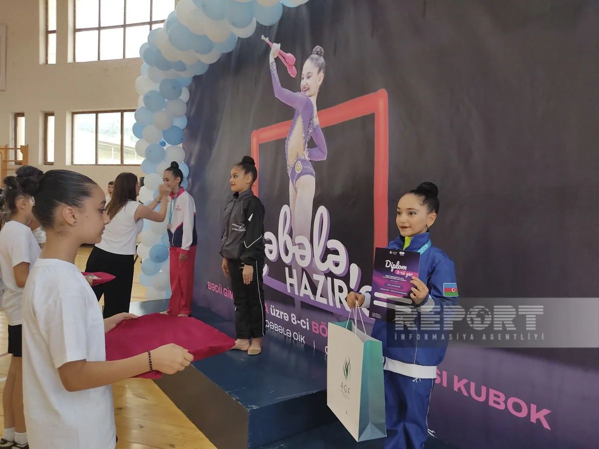 Qəbələdə bədii gimnastika üzrə VIII bölgələrarası kubok keçirilib