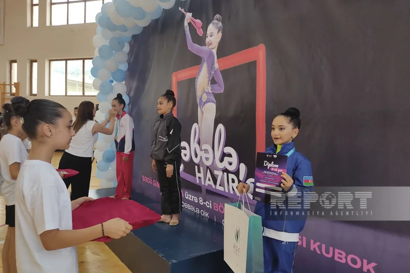 Qəbələdə bədii gimnastika üzrə VIII bölgələrarası kubok keçirilib