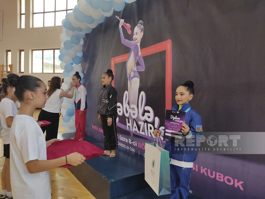Qəbələdə bədii gimnastika üzrə VIII bölgələrarası kubok keçirilib