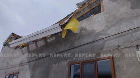 Güclü qar Şamaxıda bir ailəni evsiz qoyub