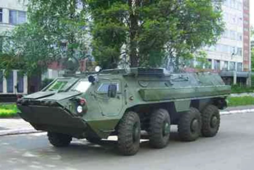 ​В Ереване загорелась БМП